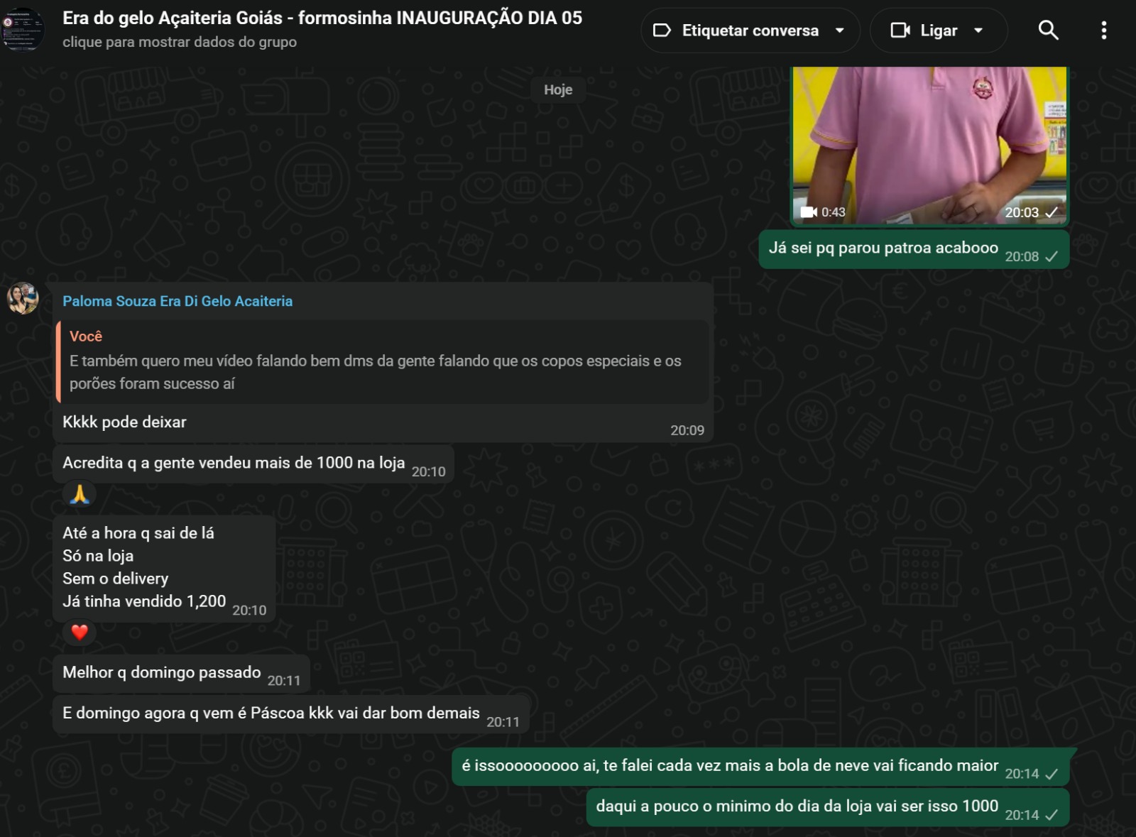 WhatsApp resultado