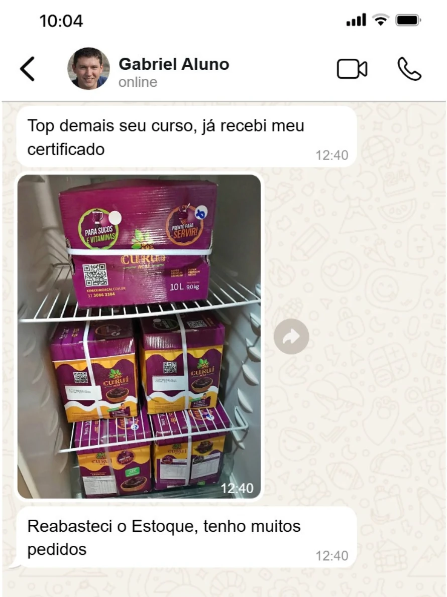 Relato real de estoque reabastecido por muitos pedidos
