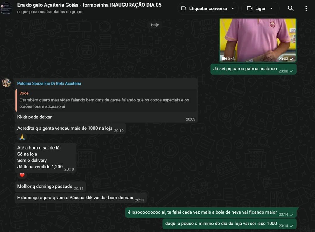 WhatsApp resultado